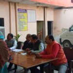 वृद्धाश्रम में एसआईआर फॉर्म भरवाने हेतु नागरिक सुरक्षा का अभियान