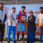 इंटर स्कूल फुटबॉल लीग में बसंत पब्लिक और डीपीएस की धमाकेदार जीत, कोनेन व देवांश मैन ऑफ द मैच