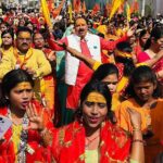 नदेसर साँई मन्दिर में वार्षिक श्रृंगार पर भव्य सजावट, निकली पालकी यात्रा