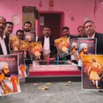 दक्षिणेश्वरी कालीजी मंदिर में अधिवक्ताओं ने मनाई छत्रपति शिवाजी महाराज की 396वीं जयंती