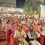 सनातनी परम्पराओं के साथ होली मिलन में फाग गीतों और भजनों पर झूमें अग्रबंधु 