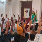 सहज योग प्रशिक्षण शिविर में छात्रों ने सीखी मानसिक एकाग्रता और आत्मशांति की कला